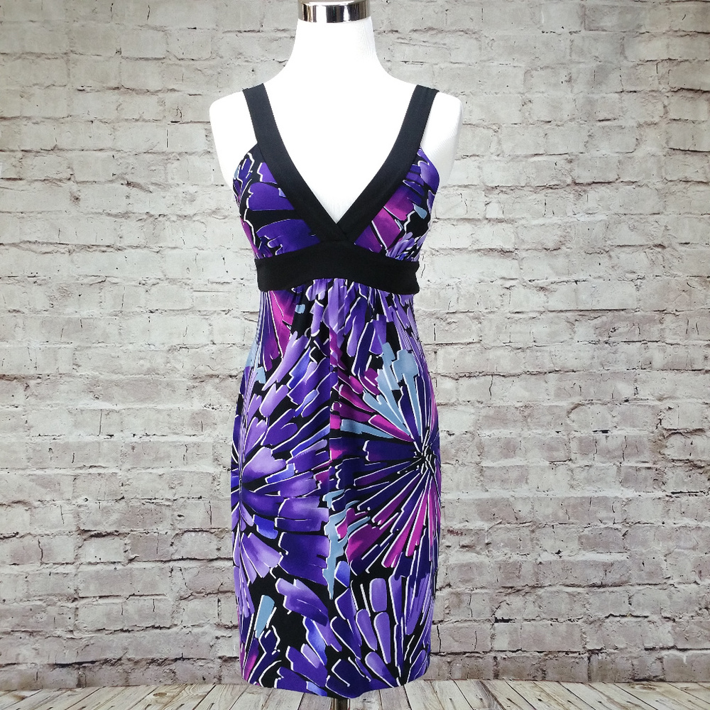 Sweet Storm S Floral Empire Waist Mini Dress